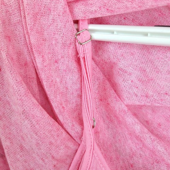 NWT 2 piece Simply NOELLE L/XL Pink Lace Tunic Top High Low Layered Lagenlook - Picture 5 of 9